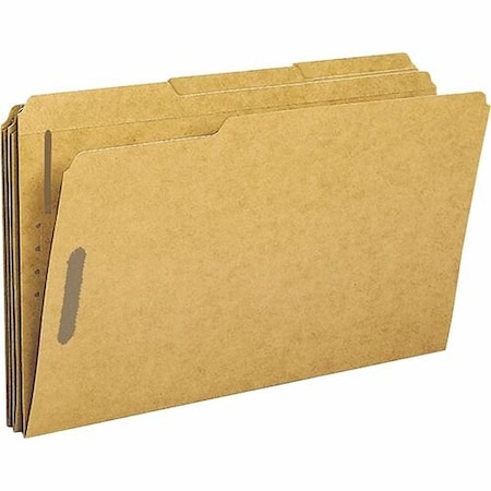 Business Source Fastener Folders, w/2-Ply Top 1/3 Cut Tab, Lgl, KFT, 50PK BSN17232